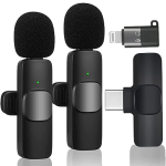 میکرفون یقه ای Type-c به Lightning بی سیم K9