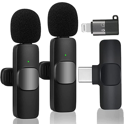 میکرفون یقه ای Type-c به Lightning بی سیم K9