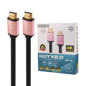 کابل HDMI 4K مچر (MACHER) طول 3 متر مدل MR-186