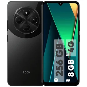 گوشی موبایل شیاومی مدل POCO C75 ظرفیت 256 گیابایت و رم 8GB رنگ مشکی