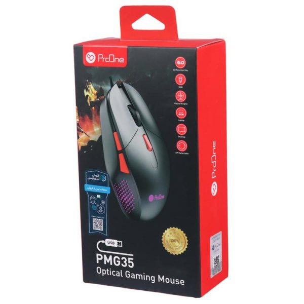 1729517783_pkdwczwko موس سیمی گیمینگ  PROONE مدل PMG350 - Image 1
