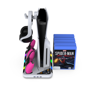 پایه شارژر همراه فن خنک کننده چند منظوره Dobe TP5-3557 برای PS5 Slim