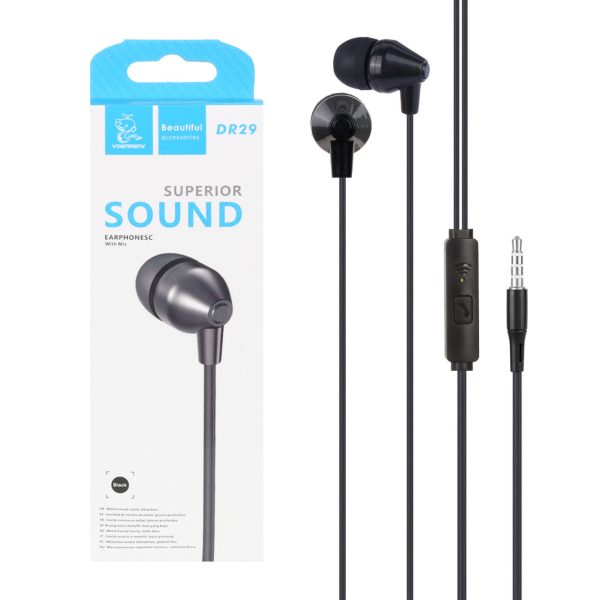 هندزفری سیمی DENMEN مدل DR29