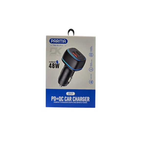 شارژر فندکی فست PARMA 35W مدل Z17