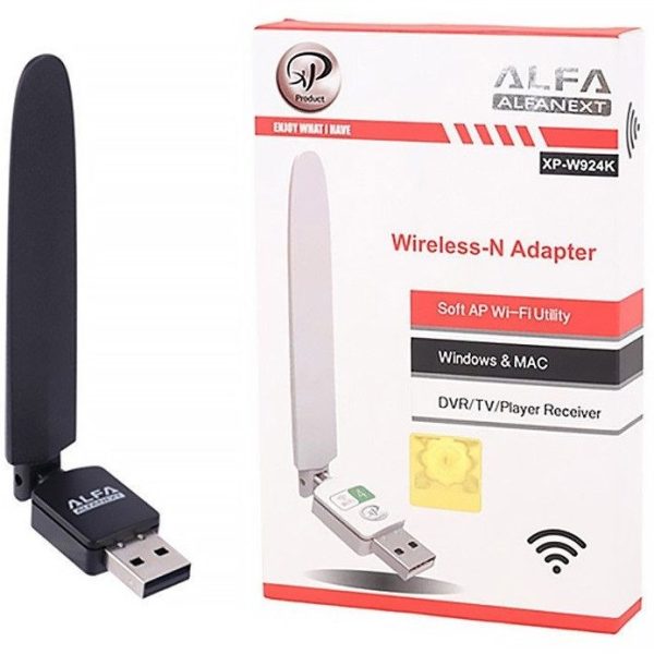 دانگل وای فای آلفا ALPHANEXT مدل XP-W924R دانگل وای فای آلفا ALPHANEXT مدل XP-W924R