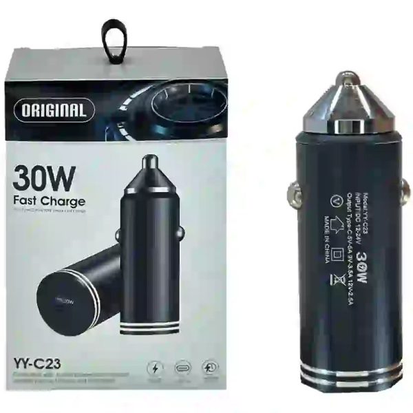 شارژر فندکی فست Original 30W مدل YY-C23