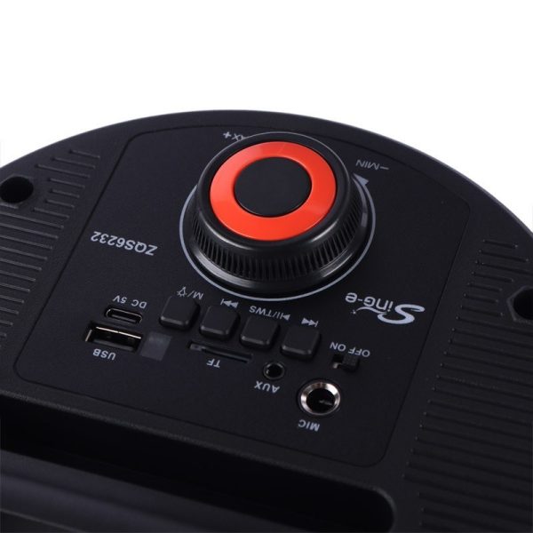 اسپیکر بلوتوثی قابل حمل SING-E مدل ZQS6232