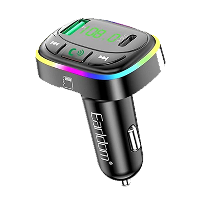 شارژر فندکی و اف ام پلیر بلوتوثی EARLDOM مدل ET-M104