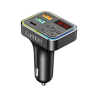 شارژر فندکی و اف ام پلیر بلوتوثی EARLDOM مدل ET-M109