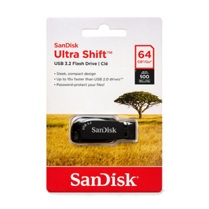 فلش 64 گیگ SanDisk مدل Ultra Shift USB 3.2