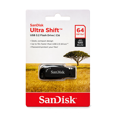 فلش 64 گیگ SanDisk مدل Ultra Shift USB 3.2