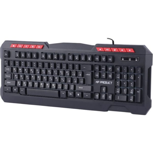 کیبورد RGB سیمی گیمینگ XP مدل XP-12700R