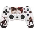 دسته بازی PS4 های کپی DUALSHOCK 4 Wireless Controller طرح God of War سفید
