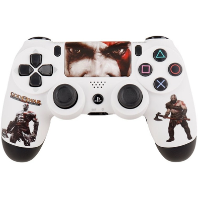 دسته بازی PS4 های کپی DUALSHOCK 4 Wireless Controller طرح God of War سفید دسته بازی PS4 های کپی DUALSHOCK 4 Wireless Controller طرح God of War سفید