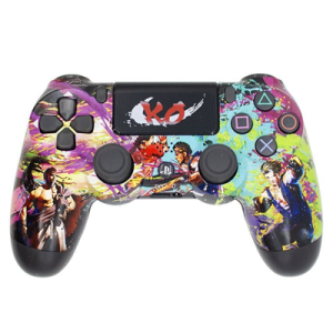 دسته بازی PS4 های کپی DUALSHOCK 4 Wireless Controller طرح Street Fighter