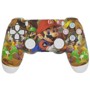 دسته بازی PS4 های کپی DUALSHOCK 4 Wireless Controller طرح SuperMario