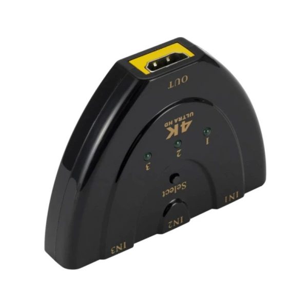 سوئیچ  HDMI 4K  3 PORT IPHORTECH  مدل UH-301 - Image 2