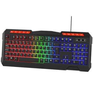 کیبورد RGB سیمی گیمینگ XP مدل XP-12700R