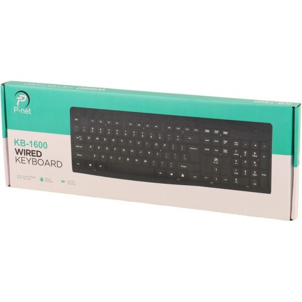 کیبورد سیمی P-net مدل KB-1600