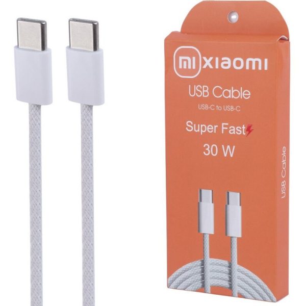 کابل شارژ دور سر تایپ سی 30 وات مدل XIAOMI