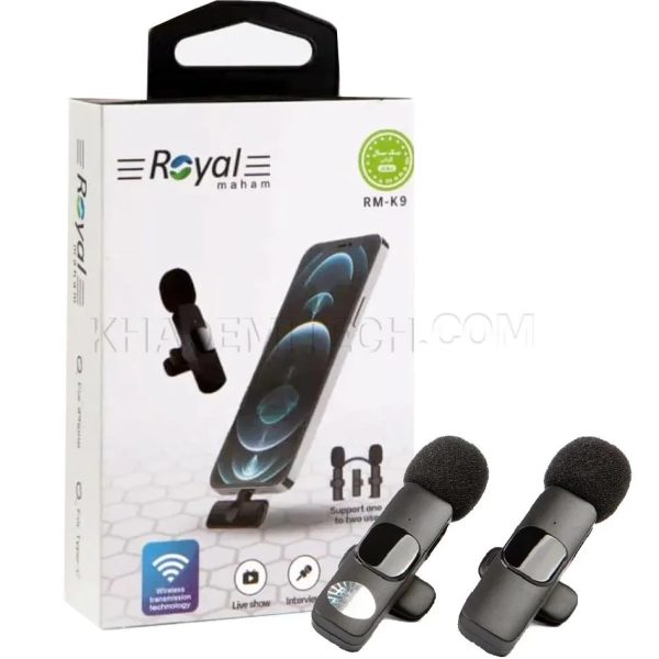 cQxk0_QwcF4ZlrNT میکروفون بیسیم رویال مدل RM-K9 - Image 1