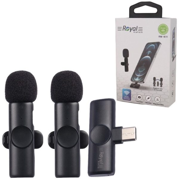 mTWQDwX0KxLR367T میکروفون بیسیم رویال مدل RM-K11 - Image 1